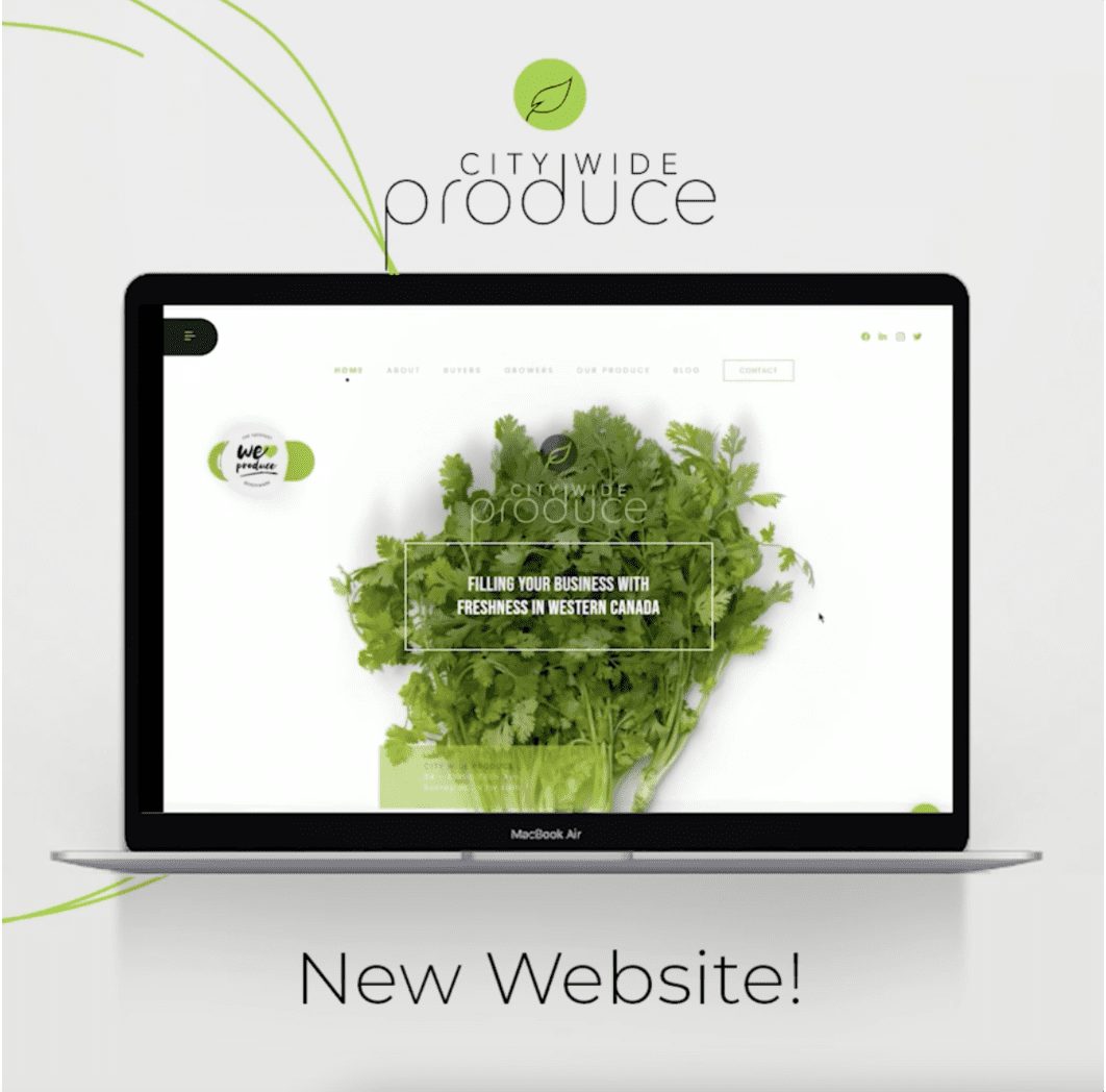 City Wide Produce's new website